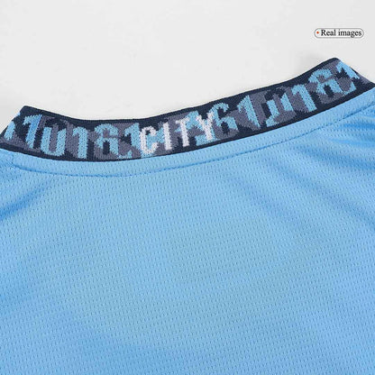 DE BRUYNE #17 Manchester City Home Football Shirt 2024/25 - UCL