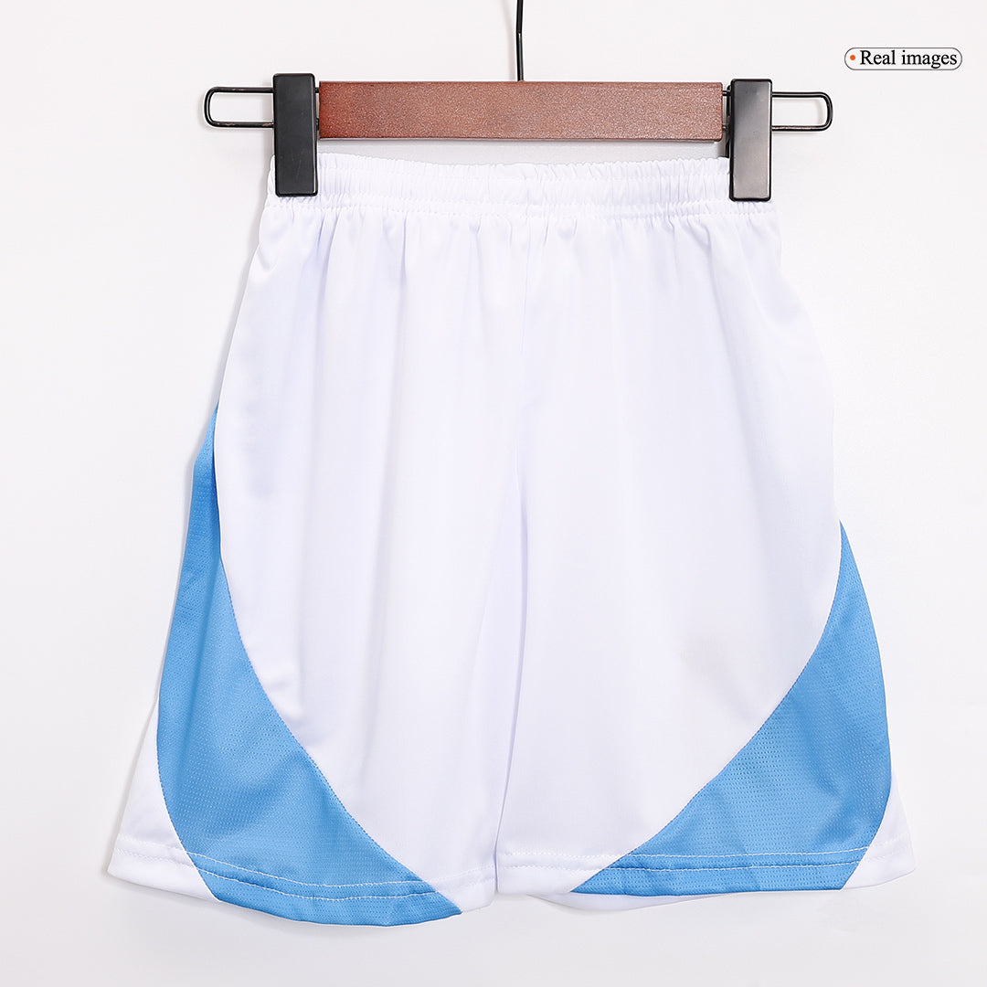 Kid's Argentina Home Jerseys Kit(Jersey+Shorts) Copa América 2024 Top Koszulki Pilka Sklep