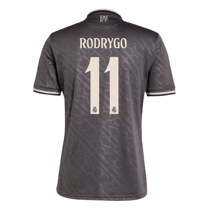 RODRYGO #11 Real Madrid Trzecia Wyjazdowa Koszulka Piłkarska 2024/25