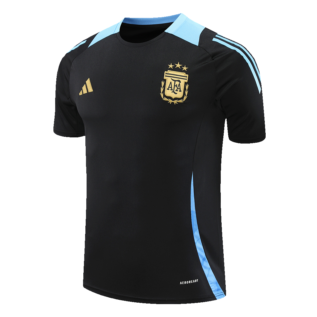 Men's Argentina Pre-Match Jersey (Jersey+Shorts) Kit Copa América 2024 Top Koszulki Pilka Sklep