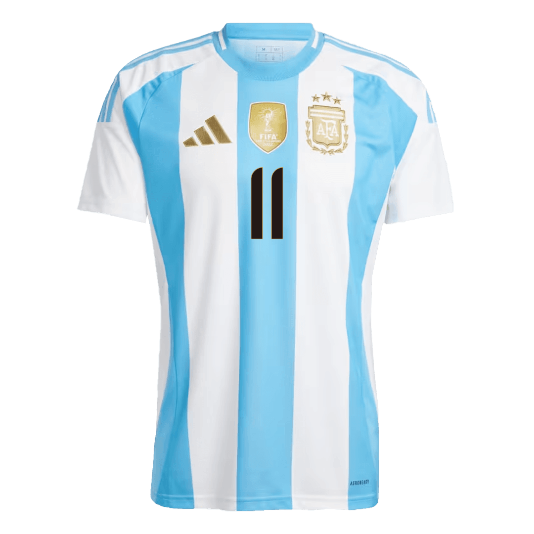 [Super Quality] Men's Argentina DI MARIA #11 Home Soccer Jersey 2024 Top Koszulki Pilka Sklep