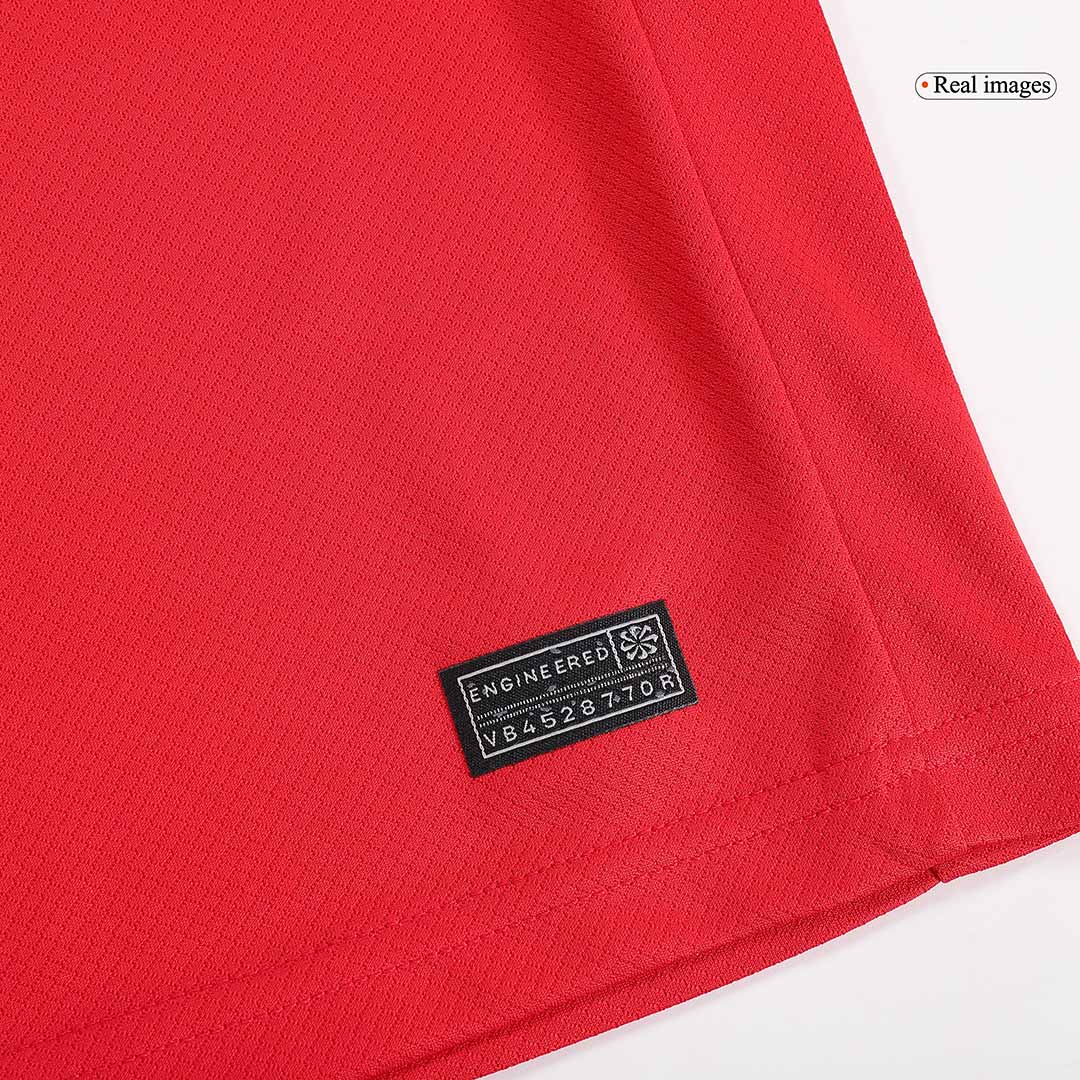 Dziecięcy zestaw koszulek domowych Portugalii (koszulka + spodenki) Euro 2024 Top Koszulki Pilka Sklep