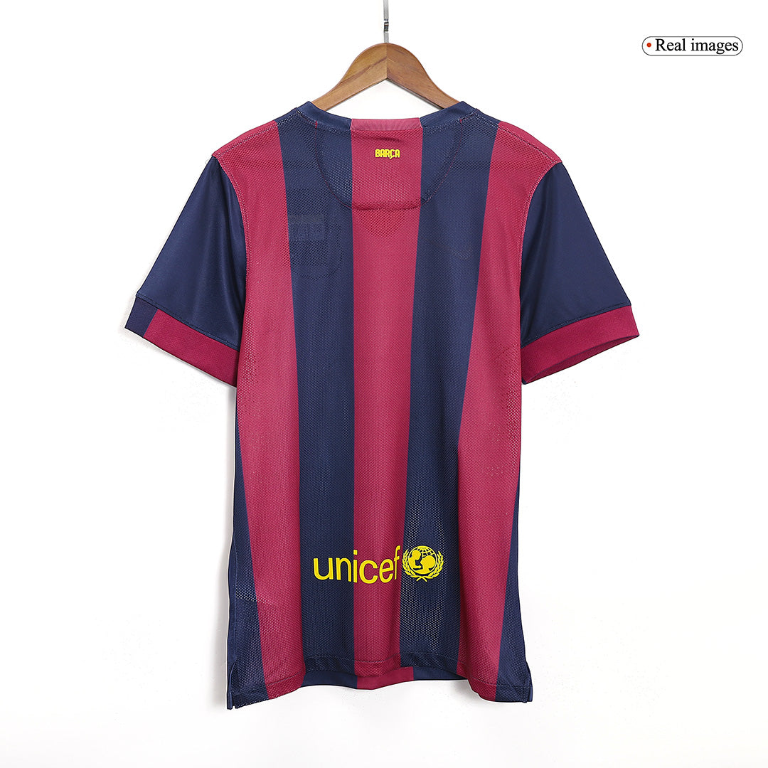 Men's Barcelona Home Retro Football Shirt from the 14/15 Season