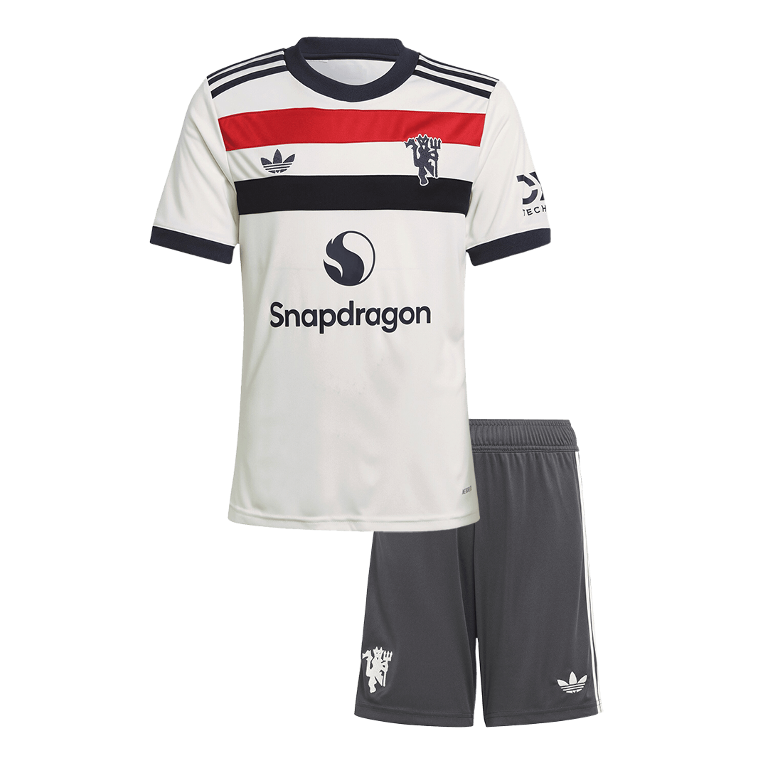 Manchester United Third Away Kinder-Fußballtrikot (Shirt + Shorts) 2024/25