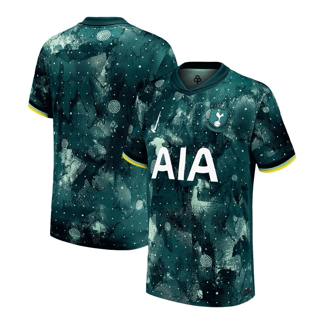 Hochwertiges Tottenham Hotspur Third Away 2024/25 Fußballtrikot für Herren