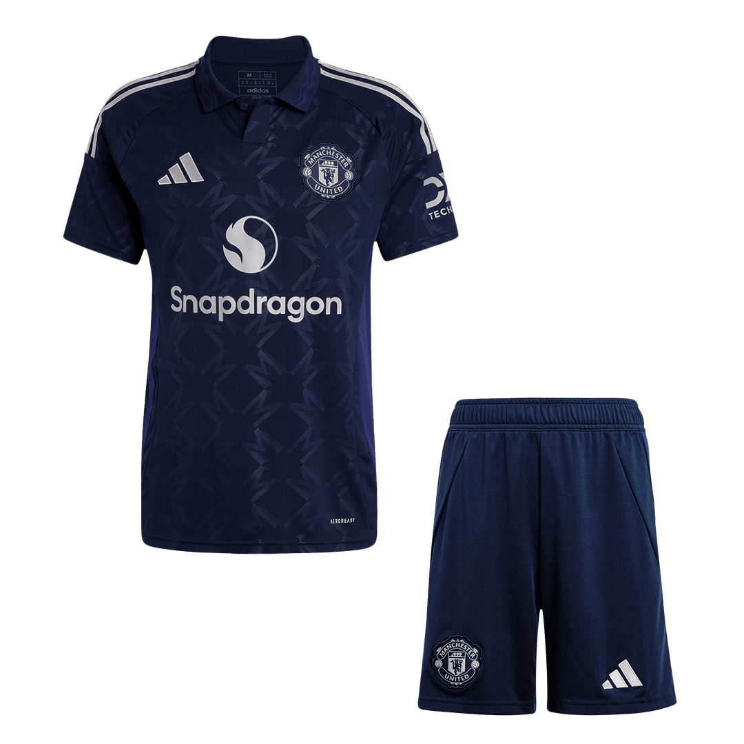 Manchester United Away Men's Kit (Shirt + Shorts) 2024/25