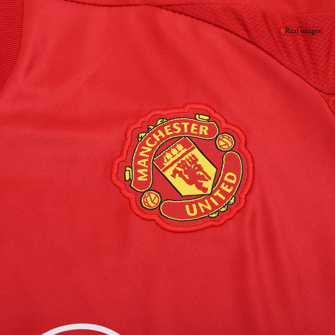 Dziecięcy zestaw domowy Manchester United (koszulka+spodenki+skarpety) 2024/25