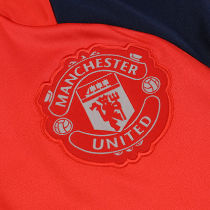 Męska Zestaw bluzy zapinanej na zamek Manchester United (top + spodnie) 2024/25