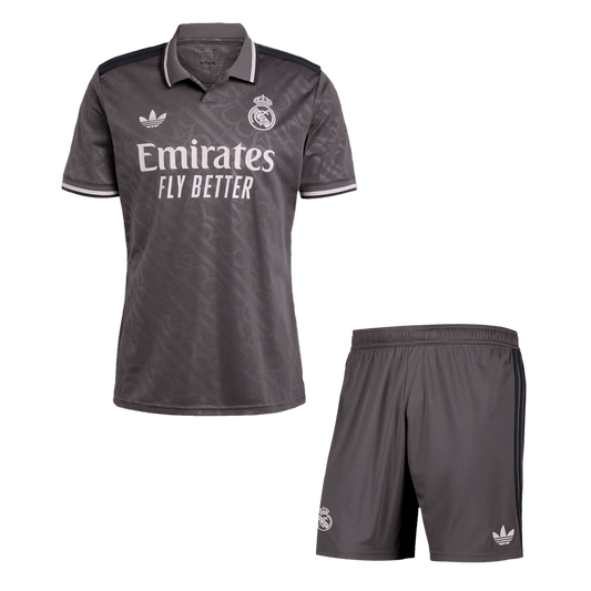 Męska koszulka piłkarska Real Madrid Third Away (koszulka+spodenki) 2024/25