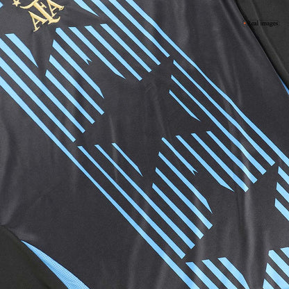 Men's Argentina Pre-Match Soccer Jersey Copa América 2024 Top Koszulki Pilka Sklep