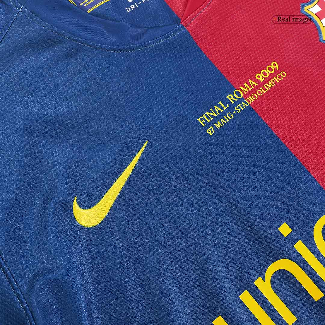 MESSI #10 Barcelona Home 08/09 – UCL Retro-Fußballtrikot für Herren