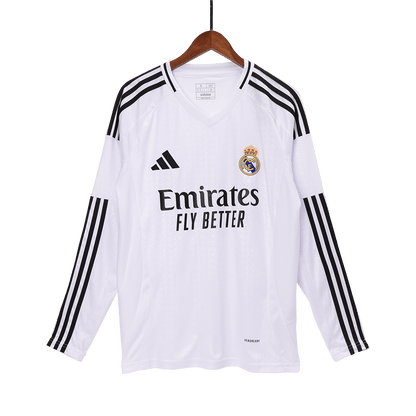 Real Madrid Home Long Sleeve High Quality Football Shirt 2024/25