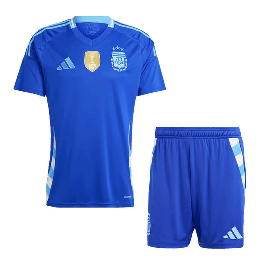 [Super Quailty] Men's Argentina Away Jersey (Jersey+Shorts) Kit 2024 Top Koszulki Pilka Sklep