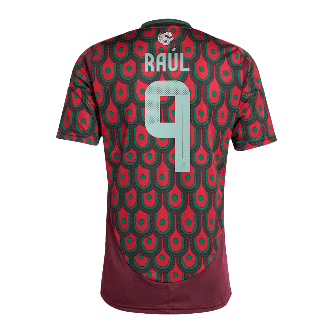 Men's Mexico RAÚL #9 Home Soccer Jersey Copa América 2024