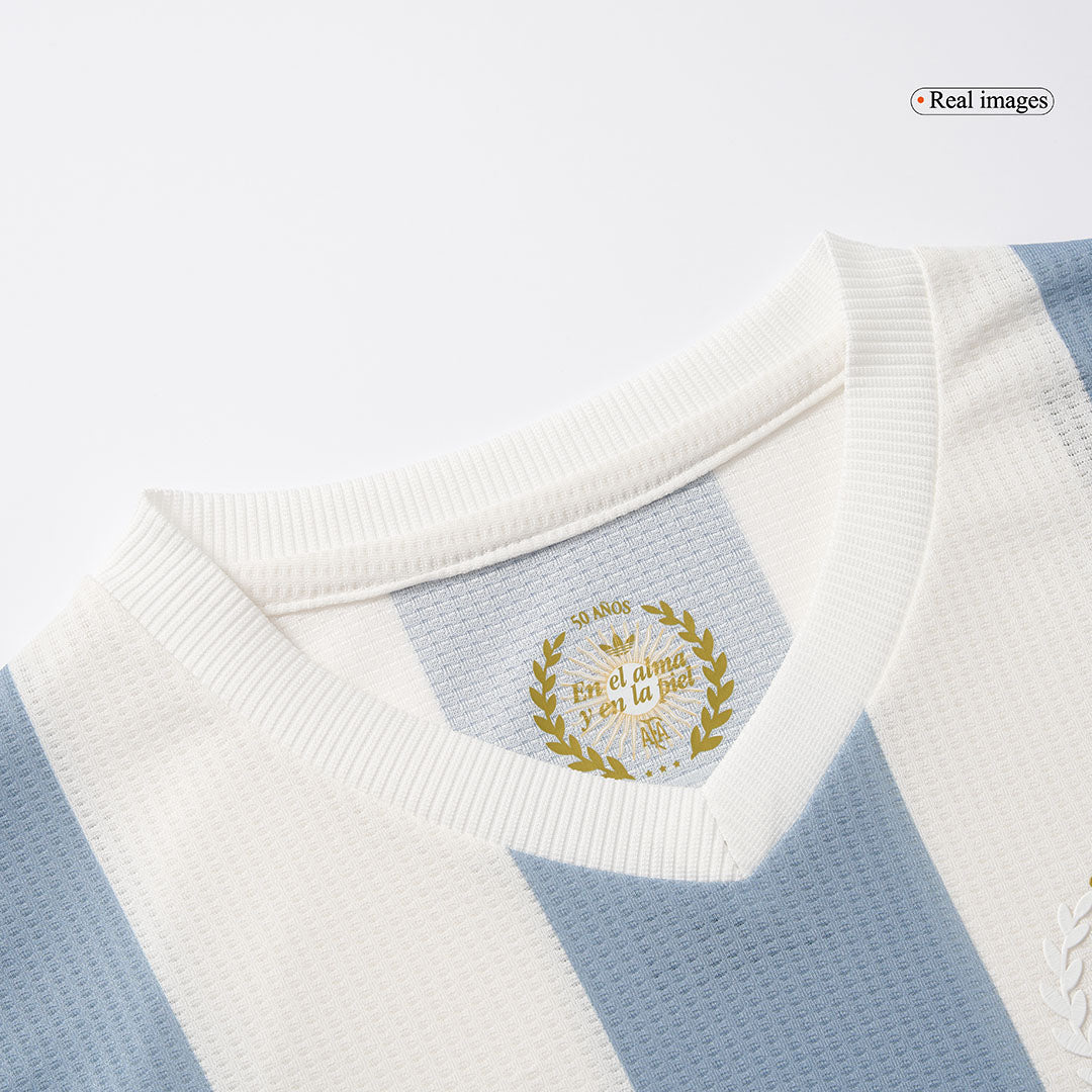 Kids Argentina 50th Anniversary Jersey Kit 2024 Top Koszulki Pilka Sklep