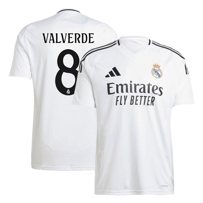 Real Madrid High Quality Football Shirt VALVERDE #8 Home 2024/25