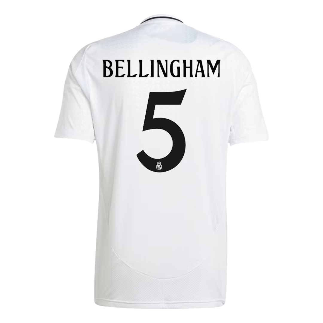 BELLINGHAM #5 Real Madrid Home Football Shirt 2024/25