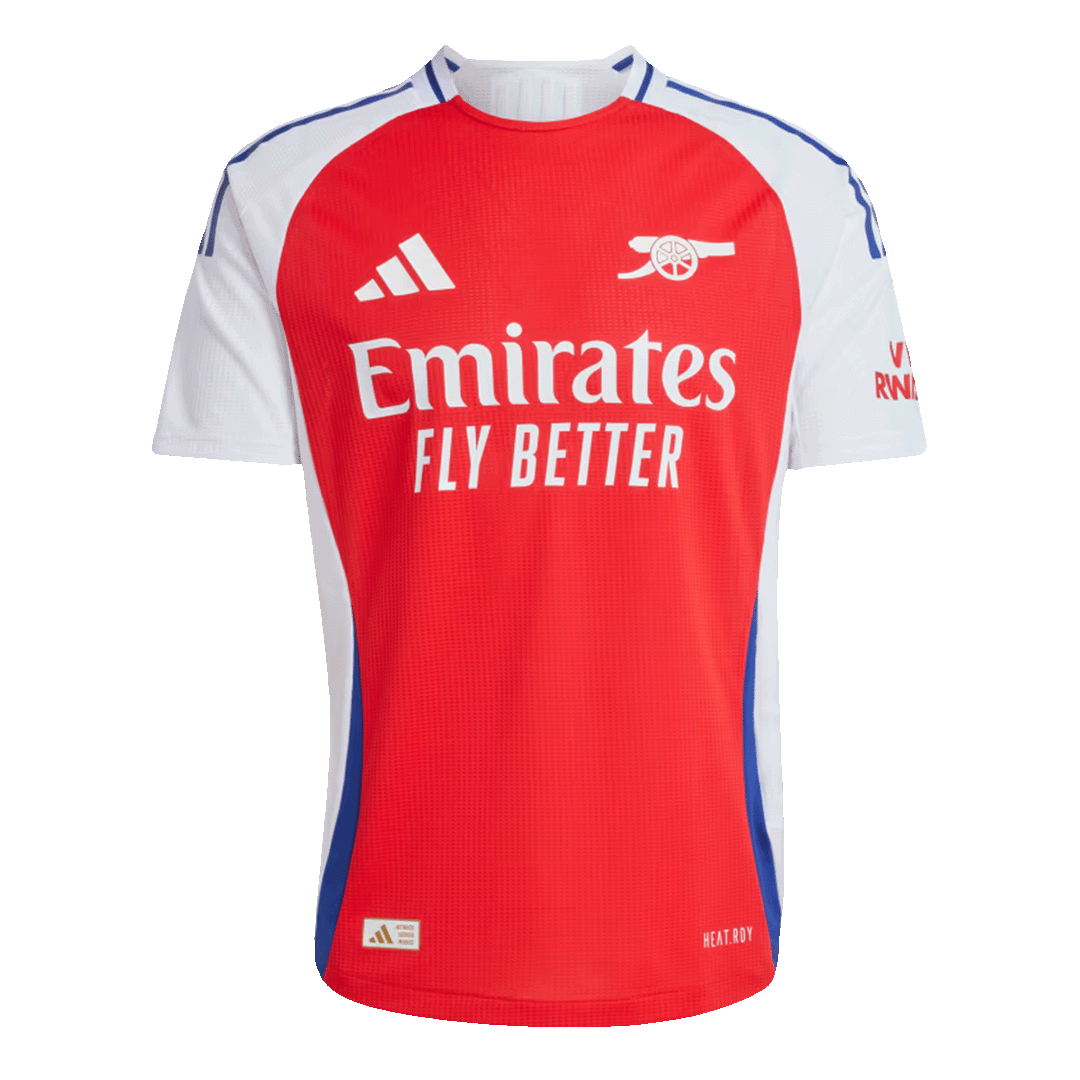 Hochwertiges Arsenal-Fußballtrikot für Herren, Heimspielerversion, 2024/25