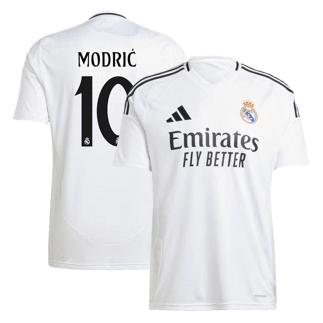 MODRIC #10 Real Madrid 2024/25 Home Football Shirt