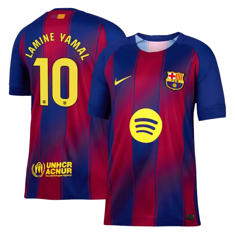 Wersja gracza Barcelona LAMINE YAMAL Koszulka piłkarska domowa 2025/26 Top Koszulki Pilka Sklep