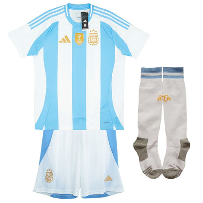 Kid's Argentina Home Jerseys Full Kit 2024