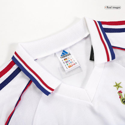 Men's High Quality Retro 1998 France Away Football Shirt