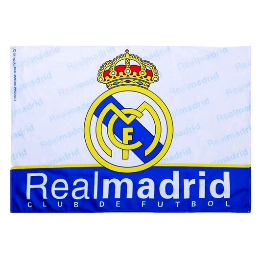 Real Madrid Teamflagge Weiß