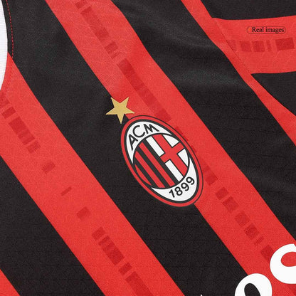 Męska wersja MORATA #7 AC Milan Koszulka domowa piłkarska 2024/25-UCL - Slim Fit