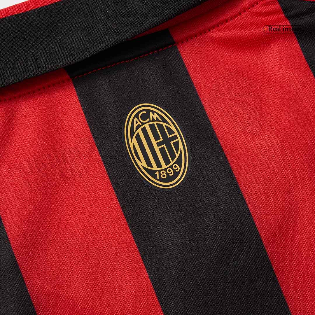 #125 AC Milan 125. Jubiläum 2024/25 Langarm-Fußballtrikot für Herren