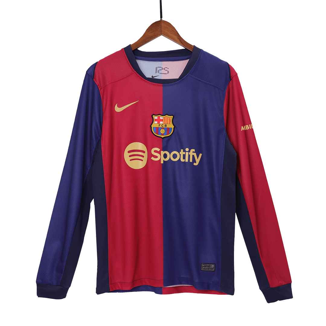 FC Barcelona 2024/25 Langärmliges Heimtrikot für Herren