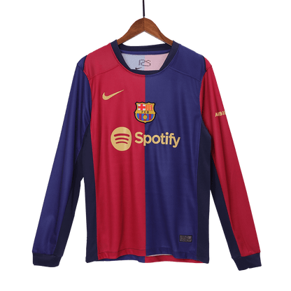 FC Barcelona 2024/25 Langärmliges Heimtrikot für Herren