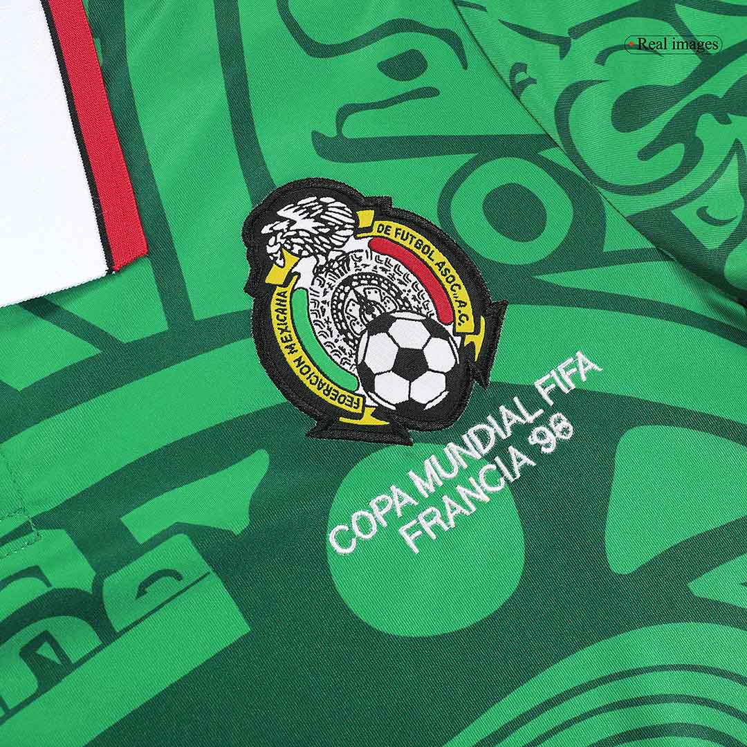 Mexico Home Retro Soccer Jersey 1998 Top Koszulki Pilka Sklep