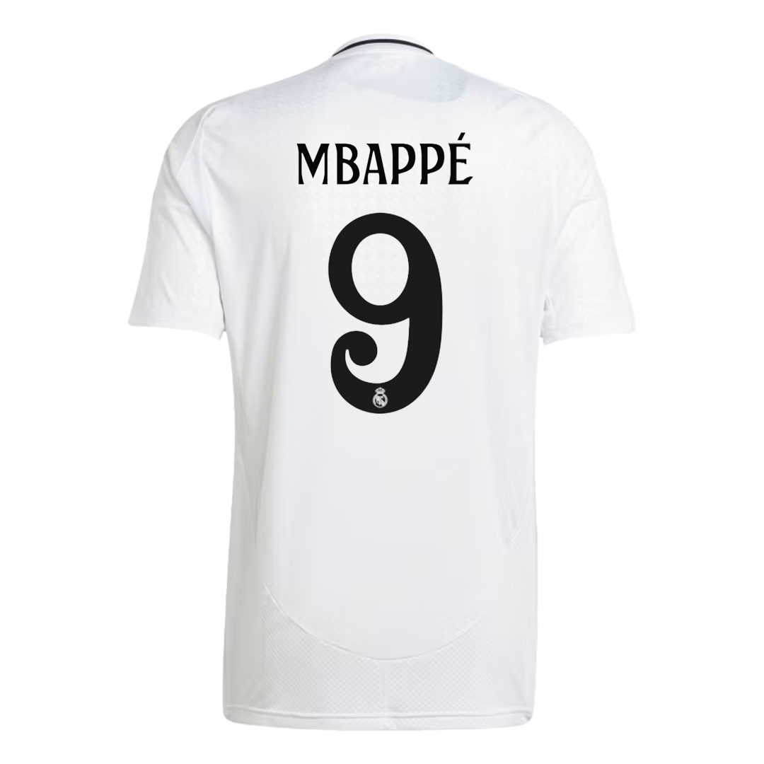 MBAPPÉ #9 Real Madrid Home Football Shirt 2024/25