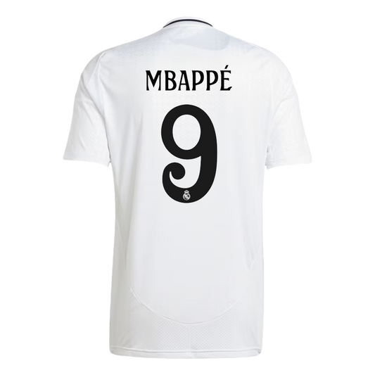 MBAPPÉ #9 Real Madrid Home Football Shirt 2024/25