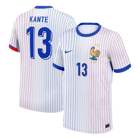 [Super Jakość] Męska France KANTE #13 Wyjazdowa Koszulka Piłkarska Euro 2024 Top Koszulki Pilka Sklep