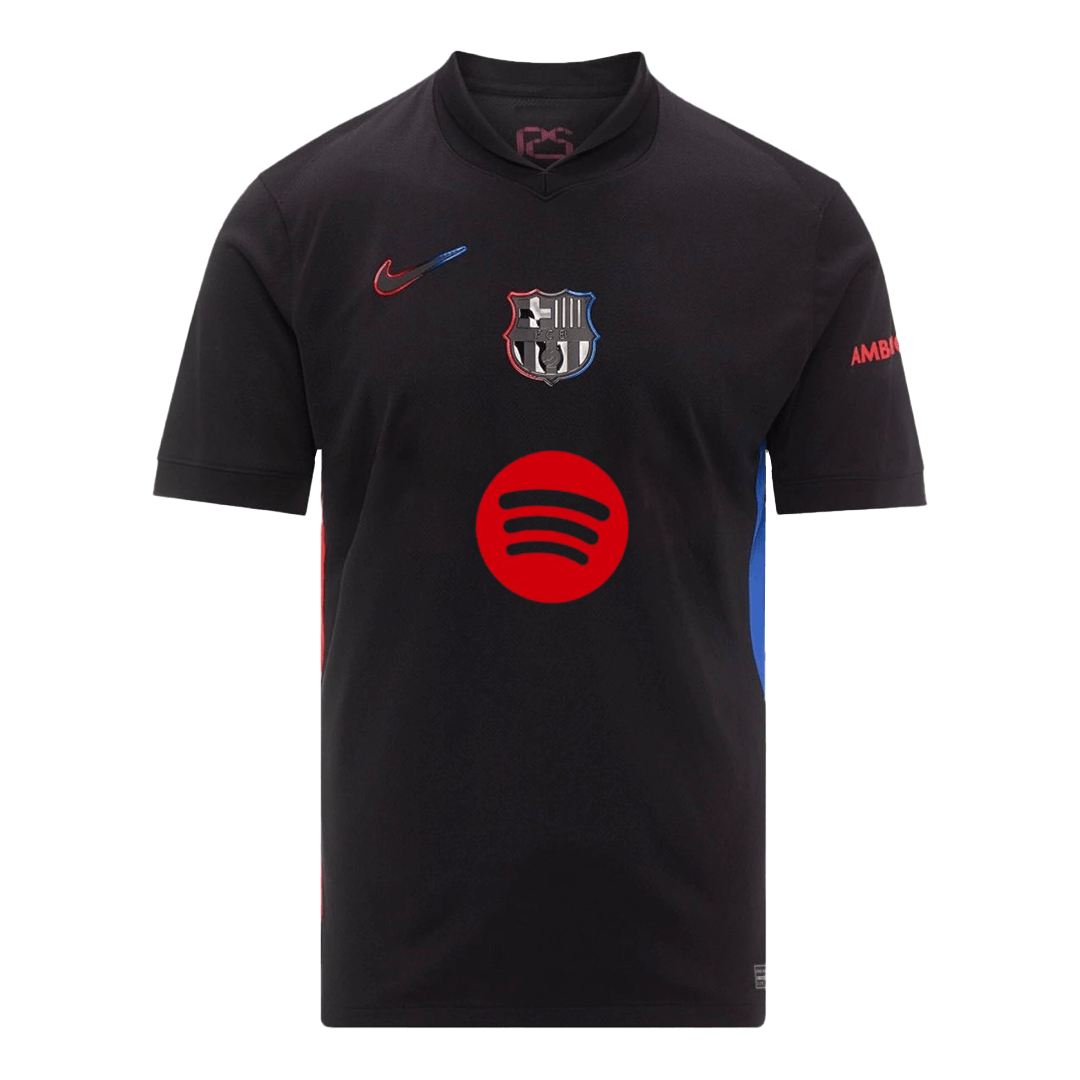 Barcelona Away Jersey 2024/25 LEWANDOWSKI #9 - Spotify Logo Without Text