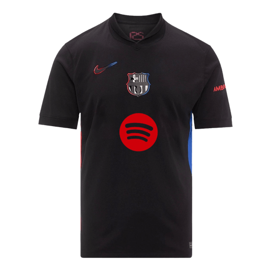 Barcelona Away Jersey 2024/25 - Spotify Logo Without Text