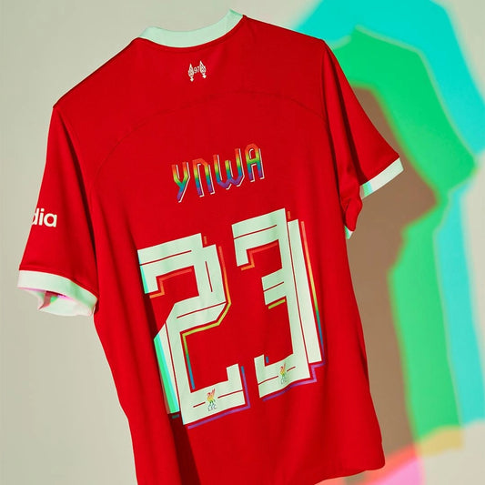 Liverpool Home Soccer Jersey 2025/26 - Retail's exclusive Pride collection Top Koszulki Pilka Sklep