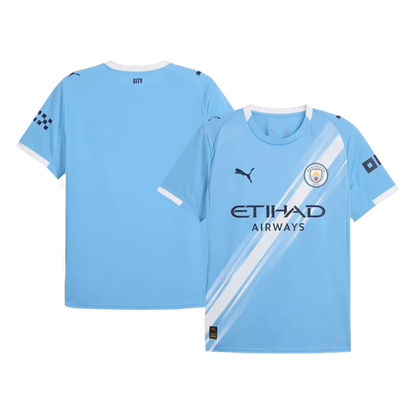 Player Version Manchester City Home Jersey 2025/26 Top Soccer Jerseys Store