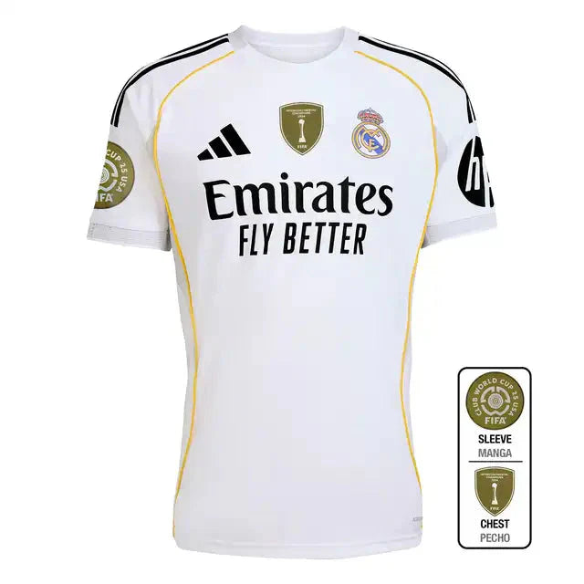 Real Madrid 2025/26 Domowa Koszulka Piłkarska Top Koszulki Pilka Sklep