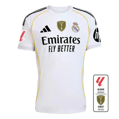 Real Madrid 2025/26 Domowa Koszulka Piłkarska Top Koszulki Pilka Sklep