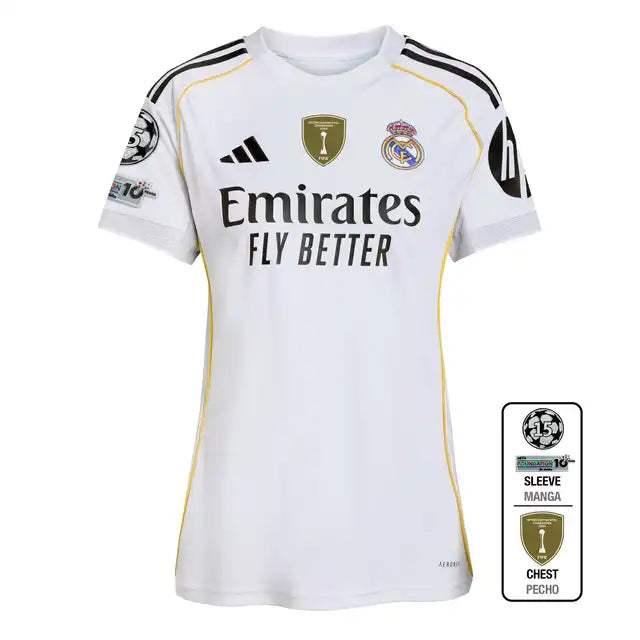 Trzecia domowa koszulka piłkarska Real Madrid dla kobiet 2025/26 Top Koszulki Pilka Sklep
