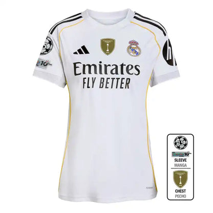Trzecia domowa koszulka piłkarska Real Madrid dla kobiet 2025/26 Top Koszulki Pilka Sklep