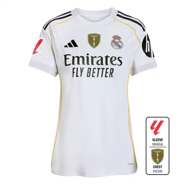 Trzecia domowa koszulka piłkarska Real Madrid dla kobiet 2025/26 Top Koszulki Pilka Sklep